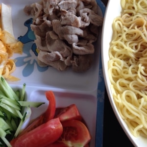 シャキシャキもやし✿冷しゃぶレタスラーメン